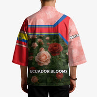 Ecuador Kimono with Rose Garden and Floral Texture Design - Wonder Print Shop