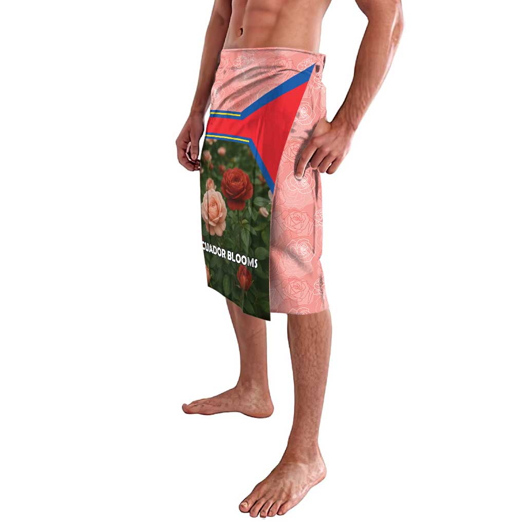 Ecuador Lavalava with Rose Garden and Floral Texture Design - Wonder Print Shop
