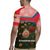 Ecuador Rugby Jersey with Rose Garden and Floral Texture Design - Wonder Print Shop