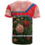 Ecuador T Shirt with Rose Garden and Floral Texture Design - Wonder Print Shop