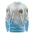 San Marino Long Sleeve Shirt with Coat of Arms and Paint Splash Dot Design - Wonder Print Shop