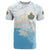 San Marino T Shirt with Coat of Arms and Paint Splash Dot Design - Wonder Print Shop