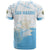 San Marino T Shirt with Coat of Arms and Paint Splash Dot Design - Wonder Print Shop