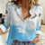 San Marino Women Casual Shirt with Coat of Arms and Paint Splash Dot Design - Wonder Print Shop