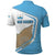 San Marino Polo Shirt with Shield Crest and Stitch Panel - Wonder Print Shop