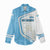 San Marino Women Casual Shirt with Shield Crest and Stitch Panel - Wonder Print Shop