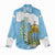 San Marino Women Casual Shirt with Map Outline and Crest Overlay - Wonder Print Shop