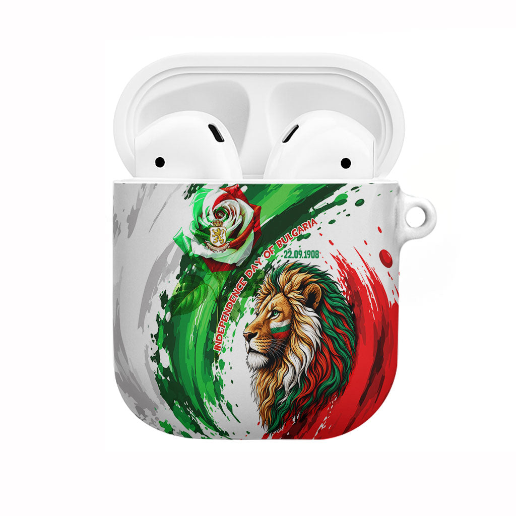 Bulgaria Independence Day AirPods Case Bulgarian Flag Patriotic Lion National Emblem