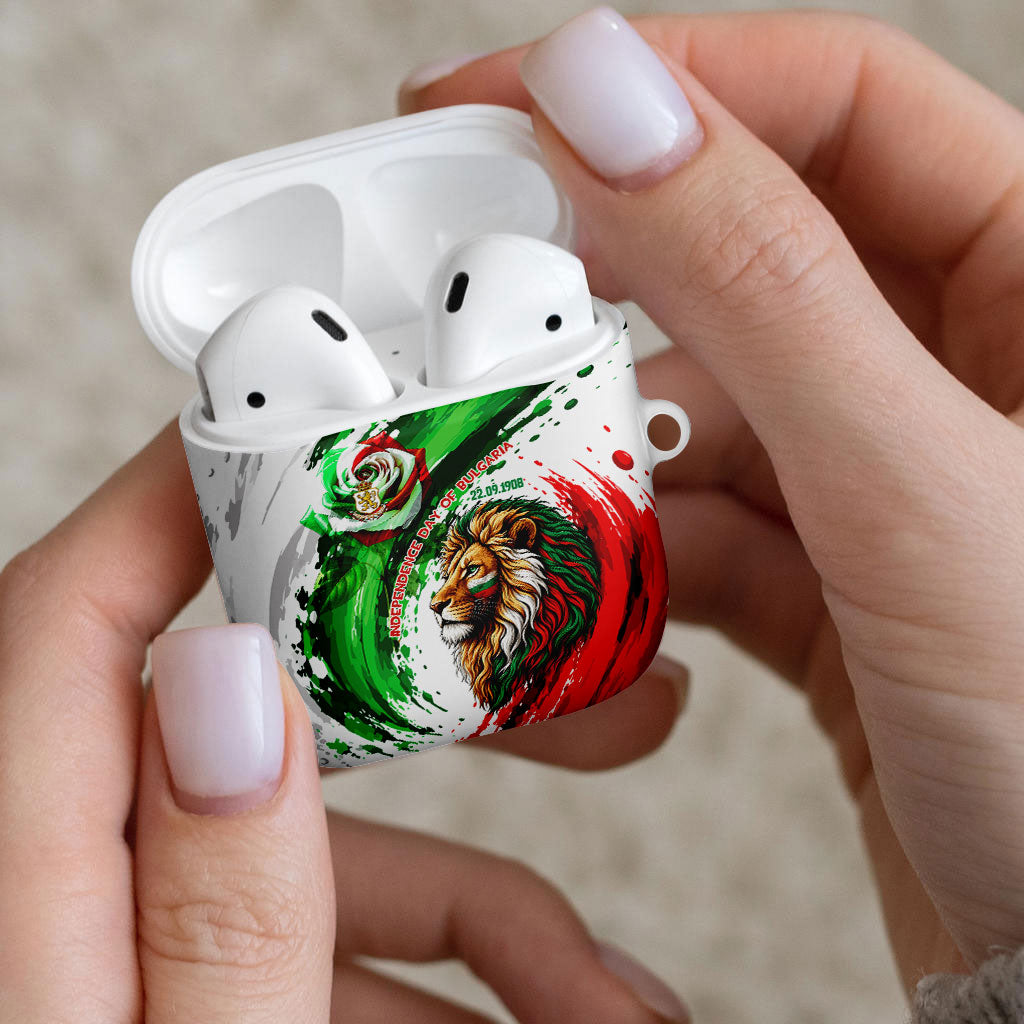 Bulgaria Independence Day AirPods Case Bulgarian Flag Patriotic Lion National Emblem