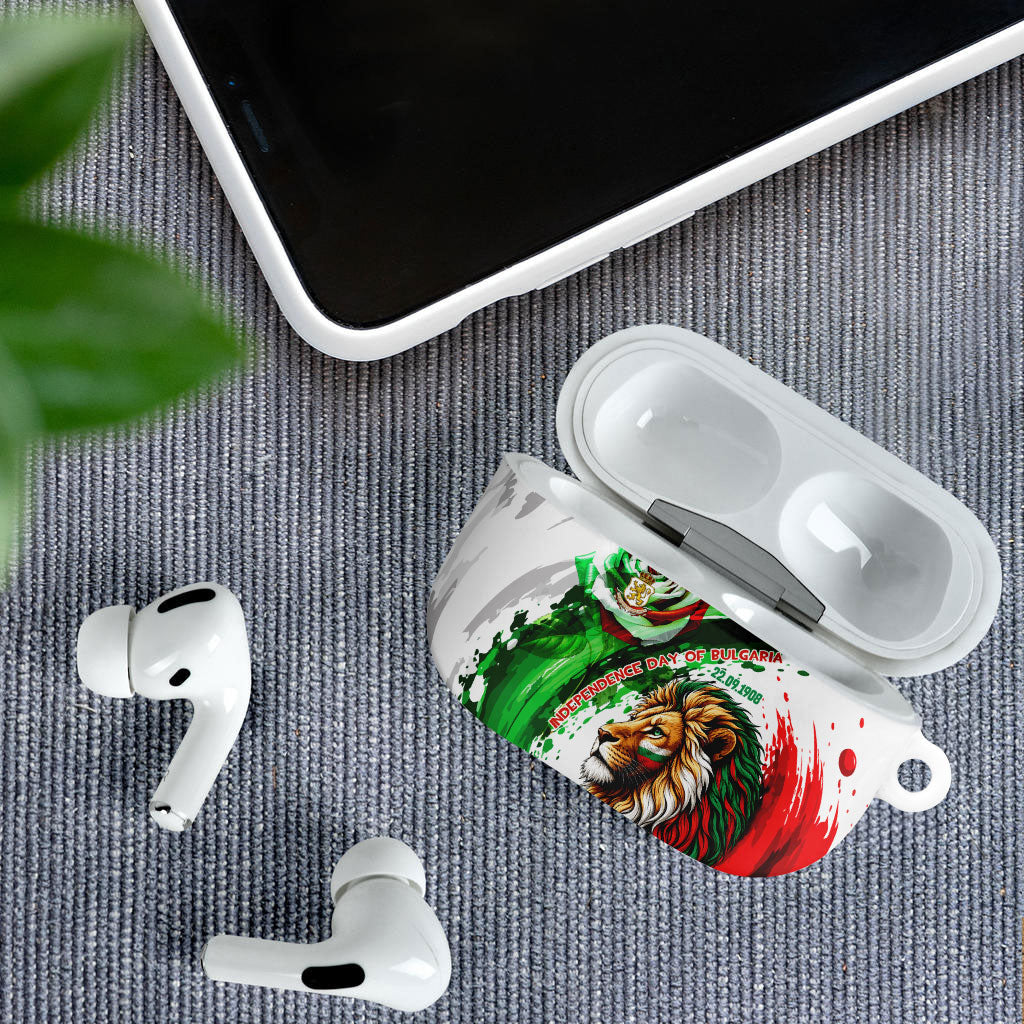 Bulgaria Independence Day AirPods Case Bulgarian Flag Patriotic Lion National Emblem
