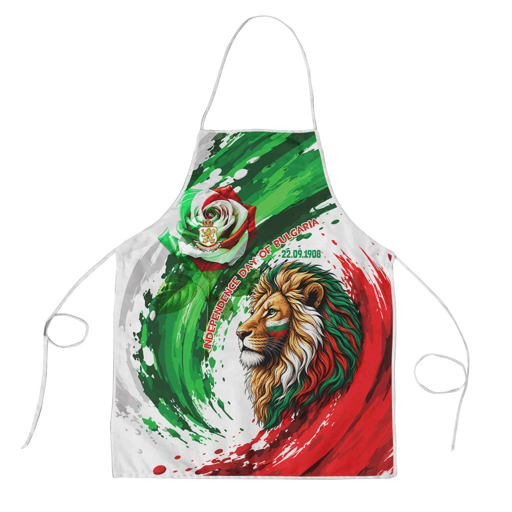 Bulgaria Independence Day Apron Bulgarian Flag Patriotic Lion National Emblem