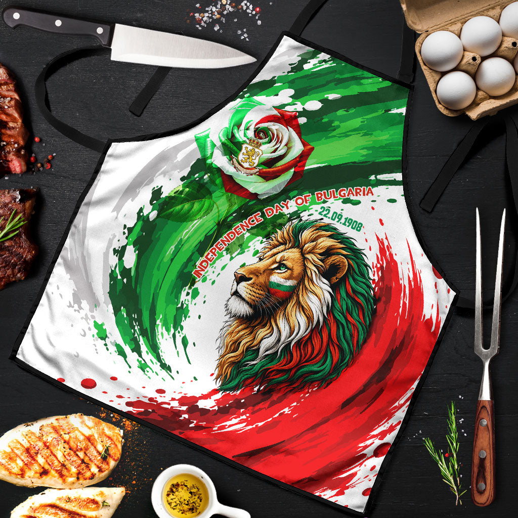 Bulgaria Independence Day Apron Bulgarian Flag Patriotic Lion National Emblem