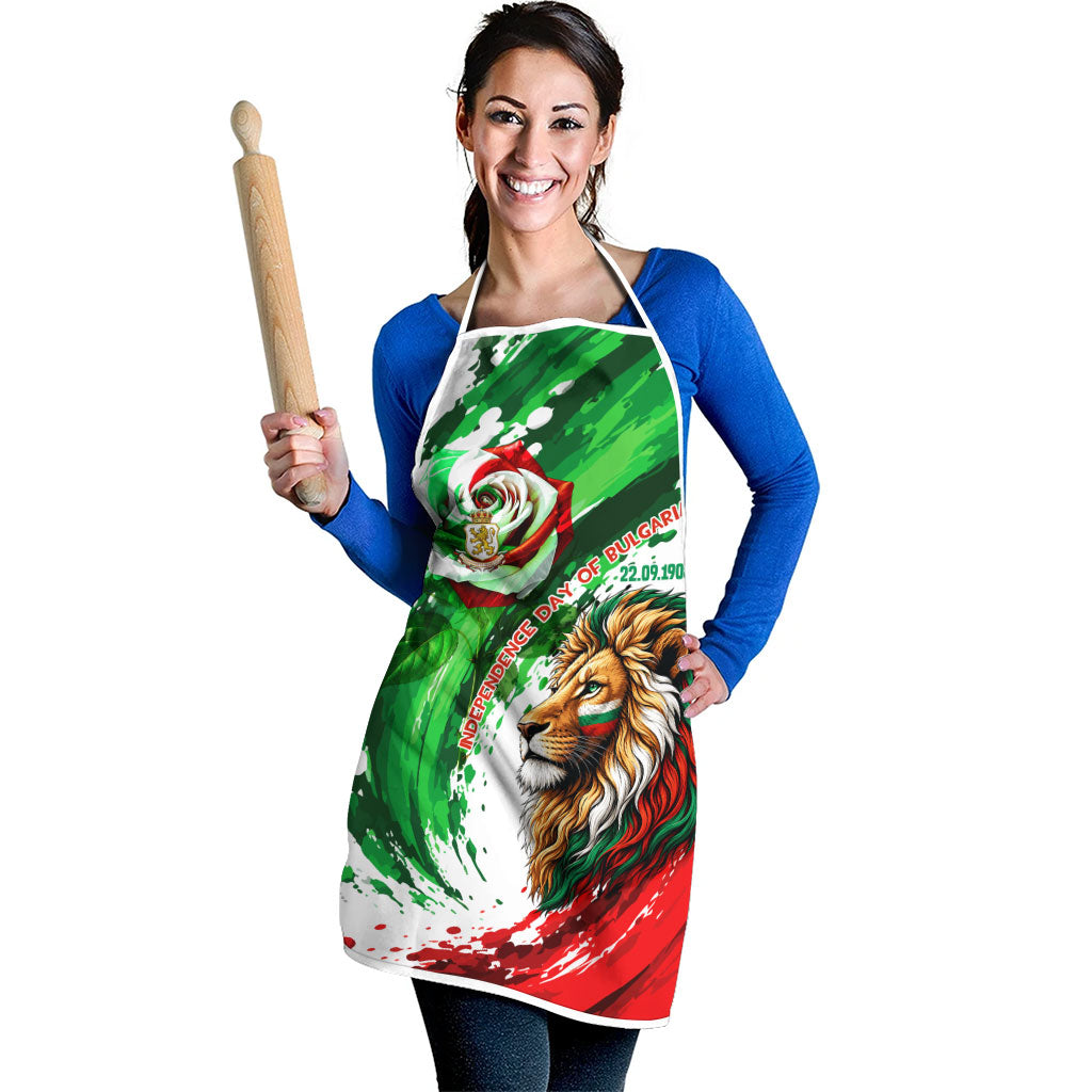 Bulgaria Independence Day Apron Bulgarian Flag Patriotic Lion National Emblem