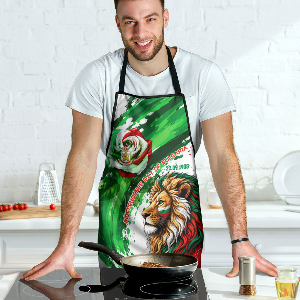 Bulgaria Independence Day Apron Bulgarian Flag Patriotic Lion National Emblem