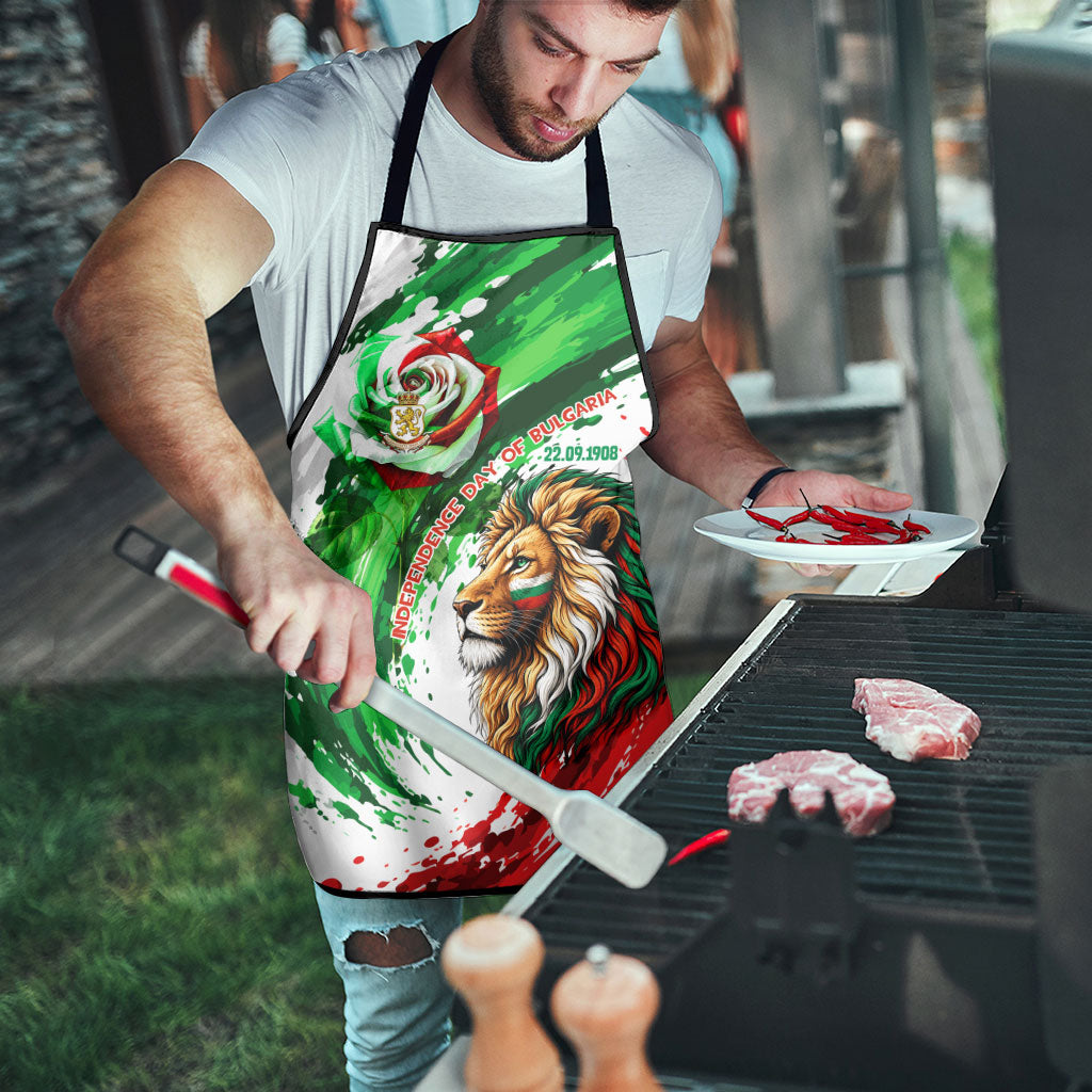 Bulgaria Independence Day Apron Bulgarian Flag Patriotic Lion National Emblem
