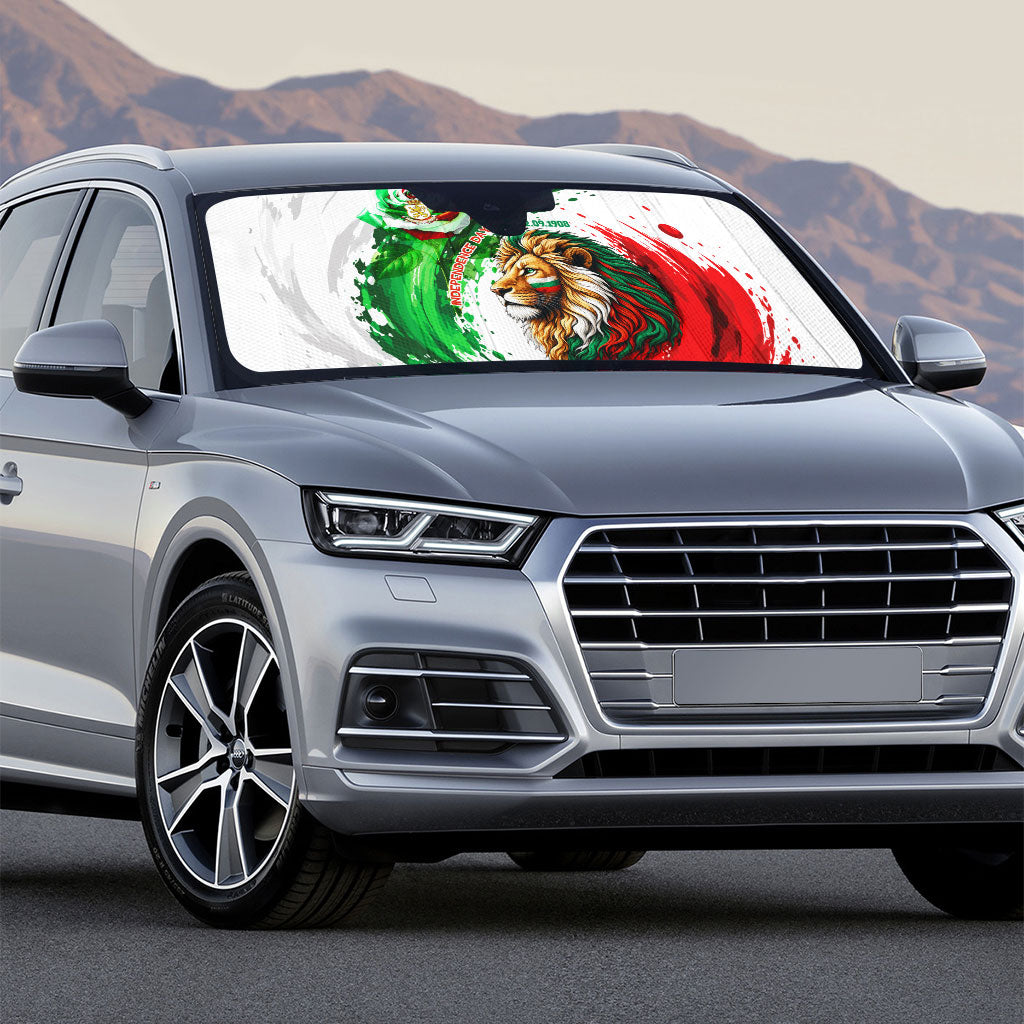 Bulgaria Independence Day Auto Sun Shade Bulgarian Flag Patriotic Lion National Emblem