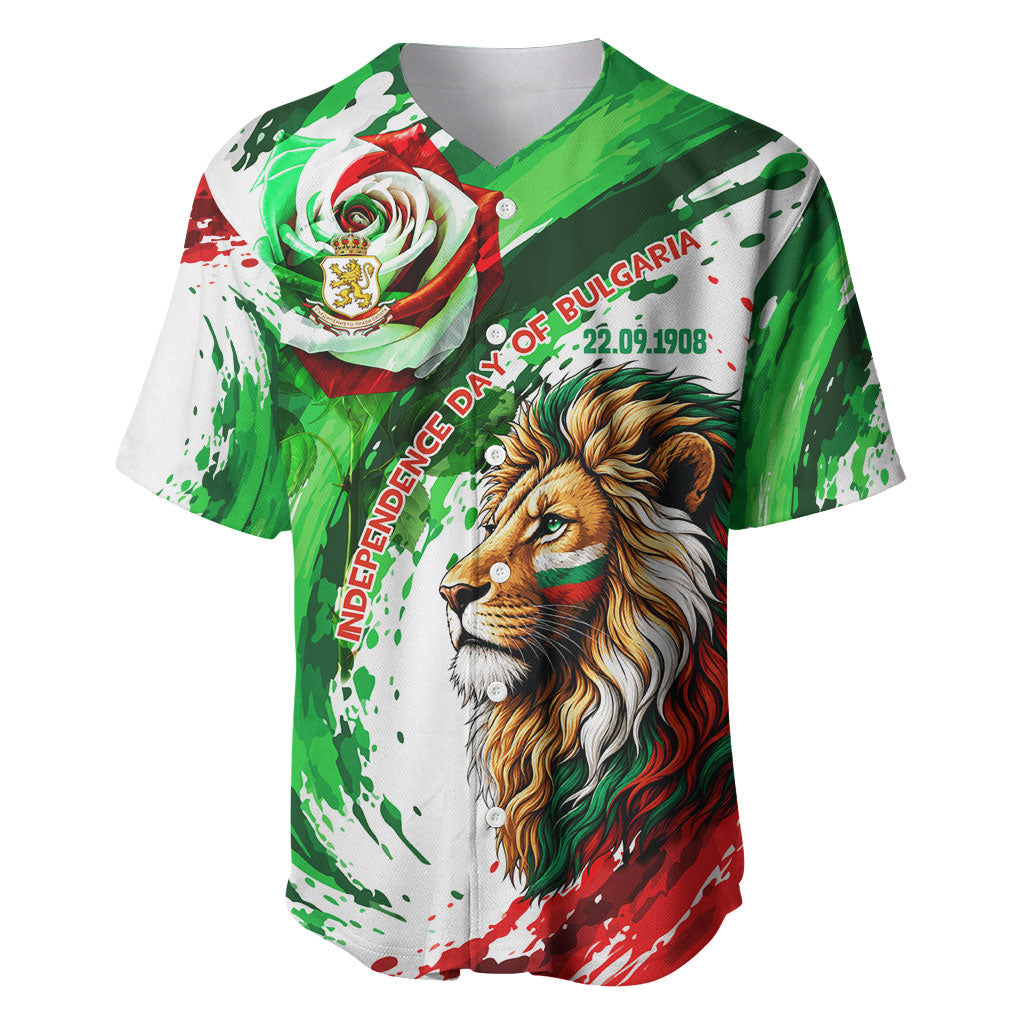 Bulgaria Independence Day Baseball Jersey Bulgarian Flag Patriotic Lion National Emblem