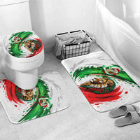 Bulgaria Independence Day Bathroom Set Bulgarian Flag Patriotic Lion National Emblem