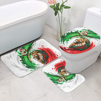 Bulgaria Independence Day Bathroom Set Bulgarian Flag Patriotic Lion National Emblem