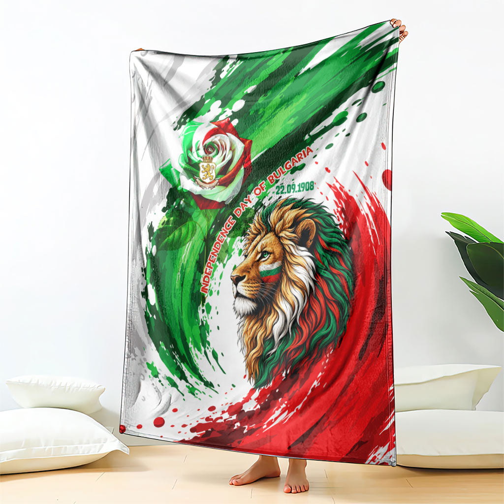 Bulgaria Independence Day Blanket Bulgarian Flag Patriotic Lion National Emblem