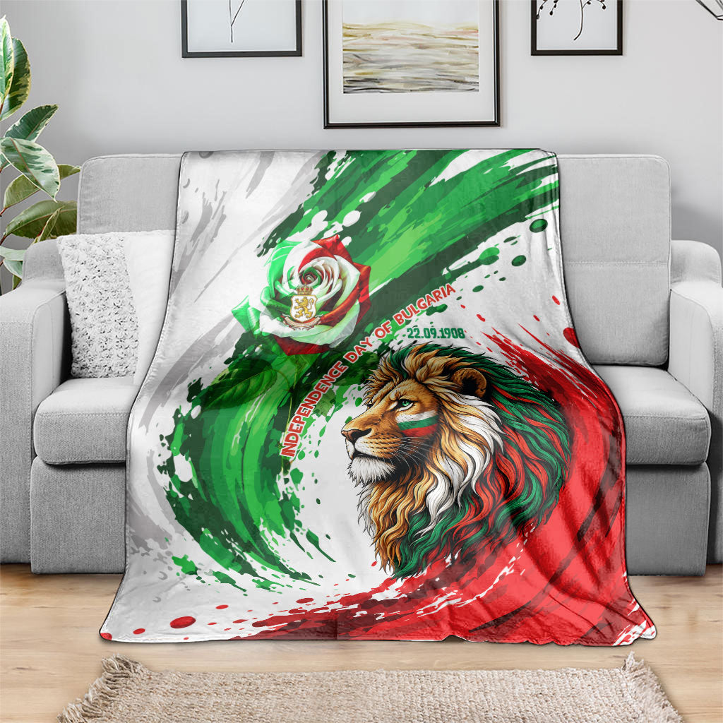 Bulgaria Independence Day Blanket Bulgarian Flag Patriotic Lion National Emblem