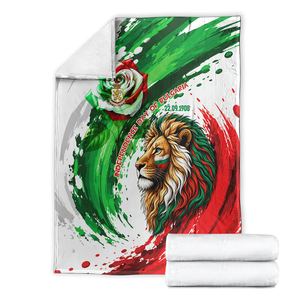 Bulgaria Independence Day Blanket Bulgarian Flag Patriotic Lion National Emblem
