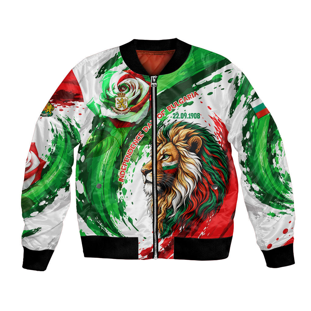 Bulgaria Independence Day Bomber Jacket Bulgarian Flag Patriotic Lion National Emblem