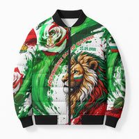 Bulgaria Independence Day Bomber Puffer Jacket Bulgarian Flag Patriotic Lion National Emblem