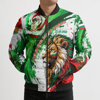 Bulgaria Independence Day Bomber Puffer Jacket Bulgarian Flag Patriotic Lion National Emblem