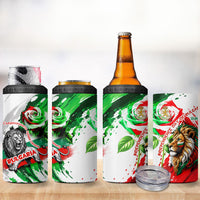 Bulgaria Independence Day 4 in 1 Can Cooler Tumbler Bulgarian Flag Patriotic Lion National Emblem