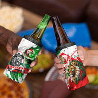 Bulgaria Independence Day 4 in 1 Can Cooler Tumbler Bulgarian Flag Patriotic Lion National Emblem