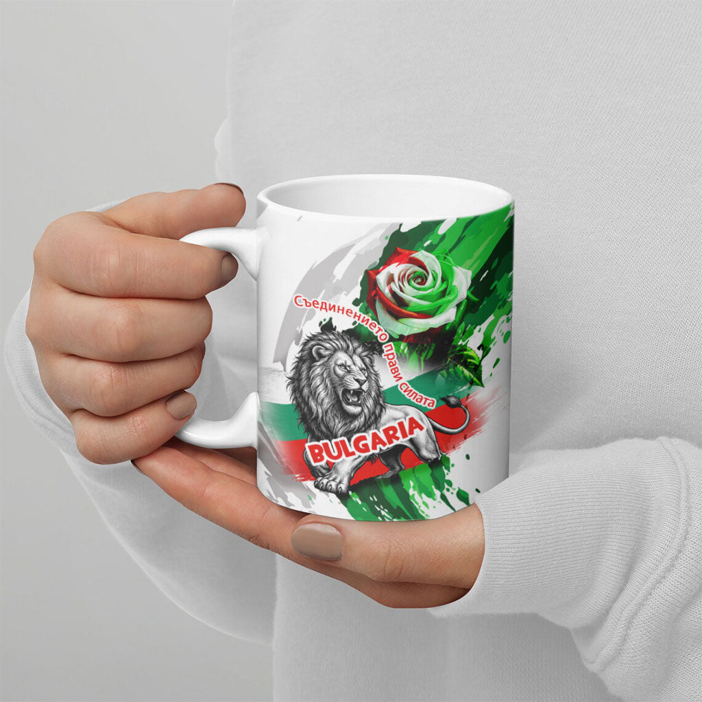 Bulgaria Independence Day Ceramic Mug Bulgarian Flag Patriotic Lion National Emblem