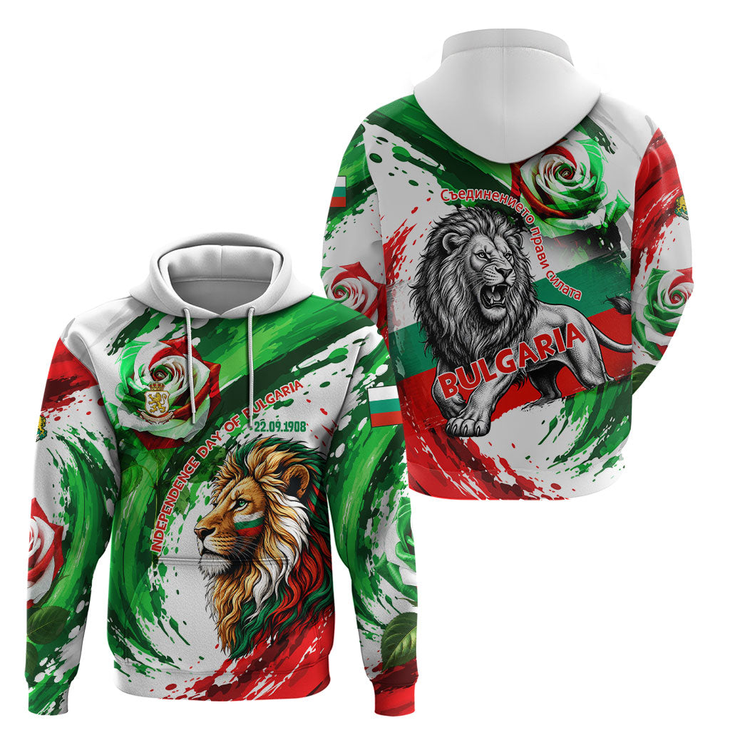 Bulgaria Independence Day Hoodie Bulgarian Flag Patriotic Lion National Emblem