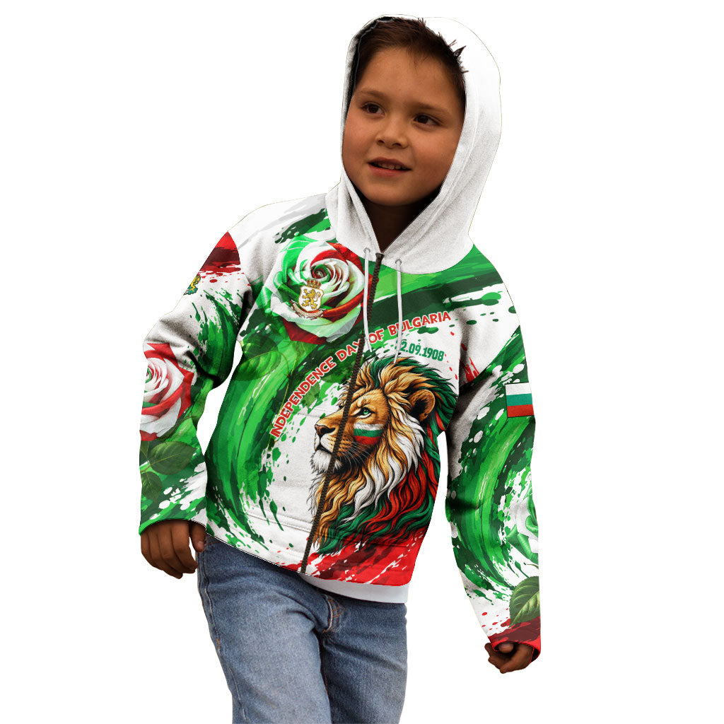 Bulgaria Independence Day Kid Hoodie Bulgarian Flag Patriotic Lion National Emblem