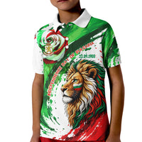 Bulgaria Independence Day Kid Polo Shirt Bulgarian Flag Patriotic Lion National Emblem