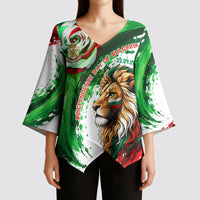 Bulgaria Independence Day Kimono Sleeve Blouse Bulgarian Flag Patriotic Lion National Emblem