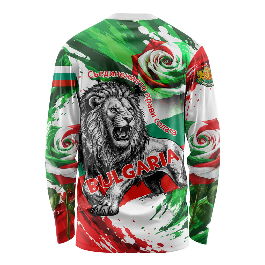 Bulgaria Independence Day Long Sleeve Shirt Bulgarian Flag Patriotic Lion National Emblem