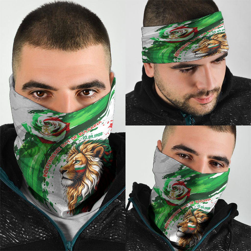 Bulgaria Independence Day Neck Gaiter Bulgarian Flag Patriotic Lion National Emblem
