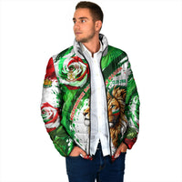 Bulgaria Independence Day Padded Jacket Bulgarian Flag Patriotic Lion National Emblem