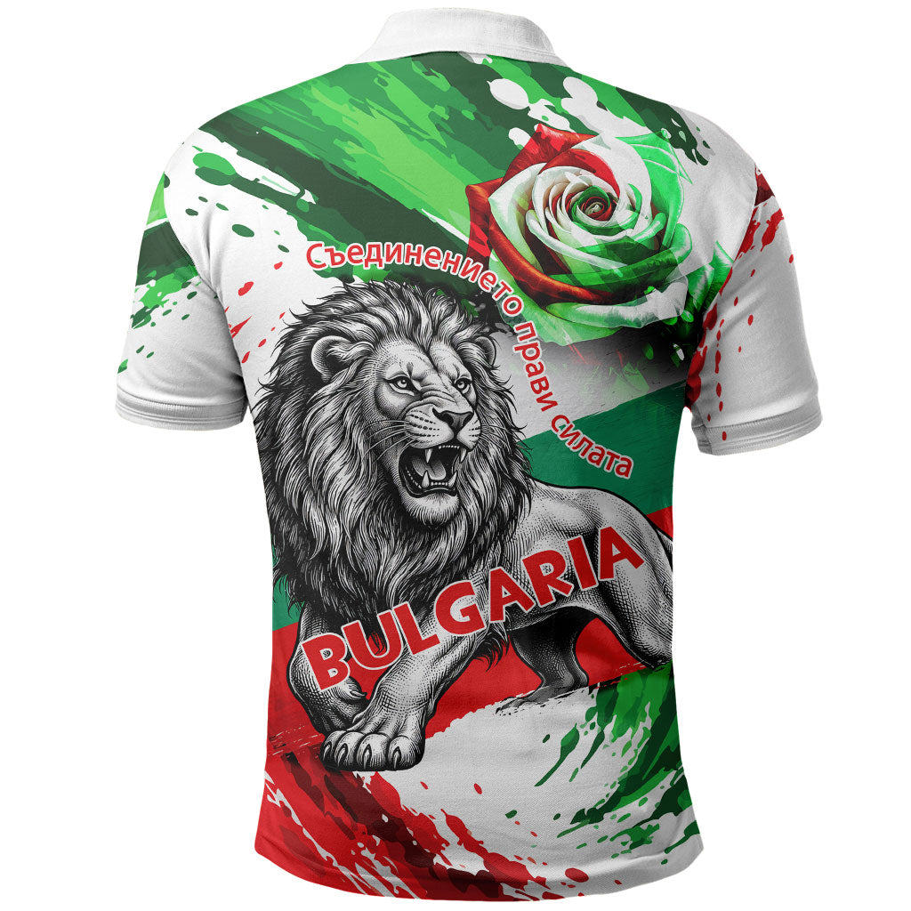 Bulgaria Independence Day Polo Shirt Bulgarian Flag Patriotic Lion National Emblem