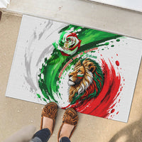 Bulgaria Independence Day Rubber Doormat Bulgarian Flag Patriotic Lion National Emblem