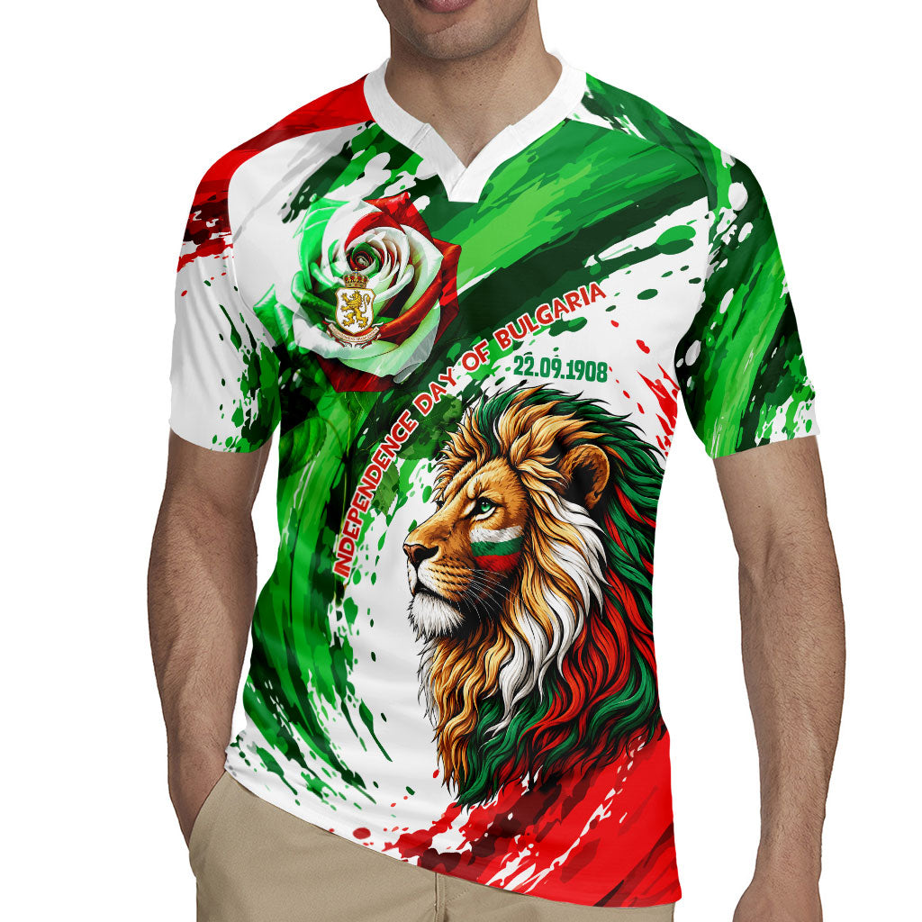 Bulgaria Independence Day Rugby Jersey Bulgarian Flag Patriotic Lion National Emblem