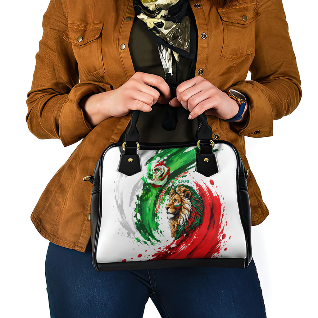 Bulgaria Independence Day Shoulder Handbag Bulgarian Flag Patriotic Lion National Emblem