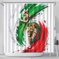 Bulgaria Independence Day Shower Curtain Bulgarian Flag Patriotic Lion National Emblem