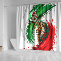 Bulgaria Independence Day Shower Curtain Bulgarian Flag Patriotic Lion National Emblem