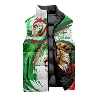 Bulgaria Independence Day Sleeveless Puffer Jacket Bulgarian Flag Patriotic Lion National Emblem