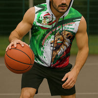 Bulgaria Independence Day Sleeveless Zip Hoodie Bulgarian Flag Patriotic Lion National Emblem