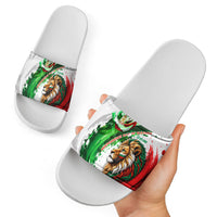 Bulgaria Independence Day Slide Sandals Bulgarian Flag Patriotic Lion National Emblem