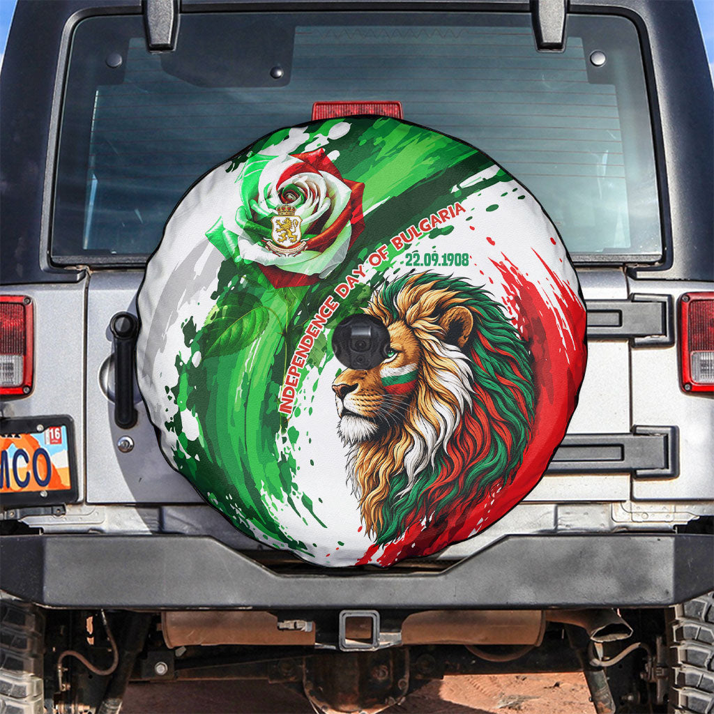 Bulgaria Independence Day Spare Tire Cover Bulgarian Flag Patriotic Lion National Emblem