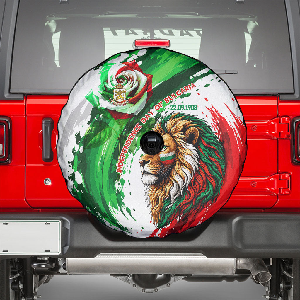 Bulgaria Independence Day Spare Tire Cover Bulgarian Flag Patriotic Lion National Emblem